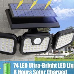 New Solar Led Light Motion Sensor 129leds Super Bright New $30