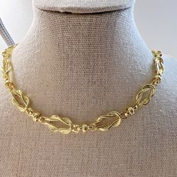 18K Gold Plated Chain Necklace 