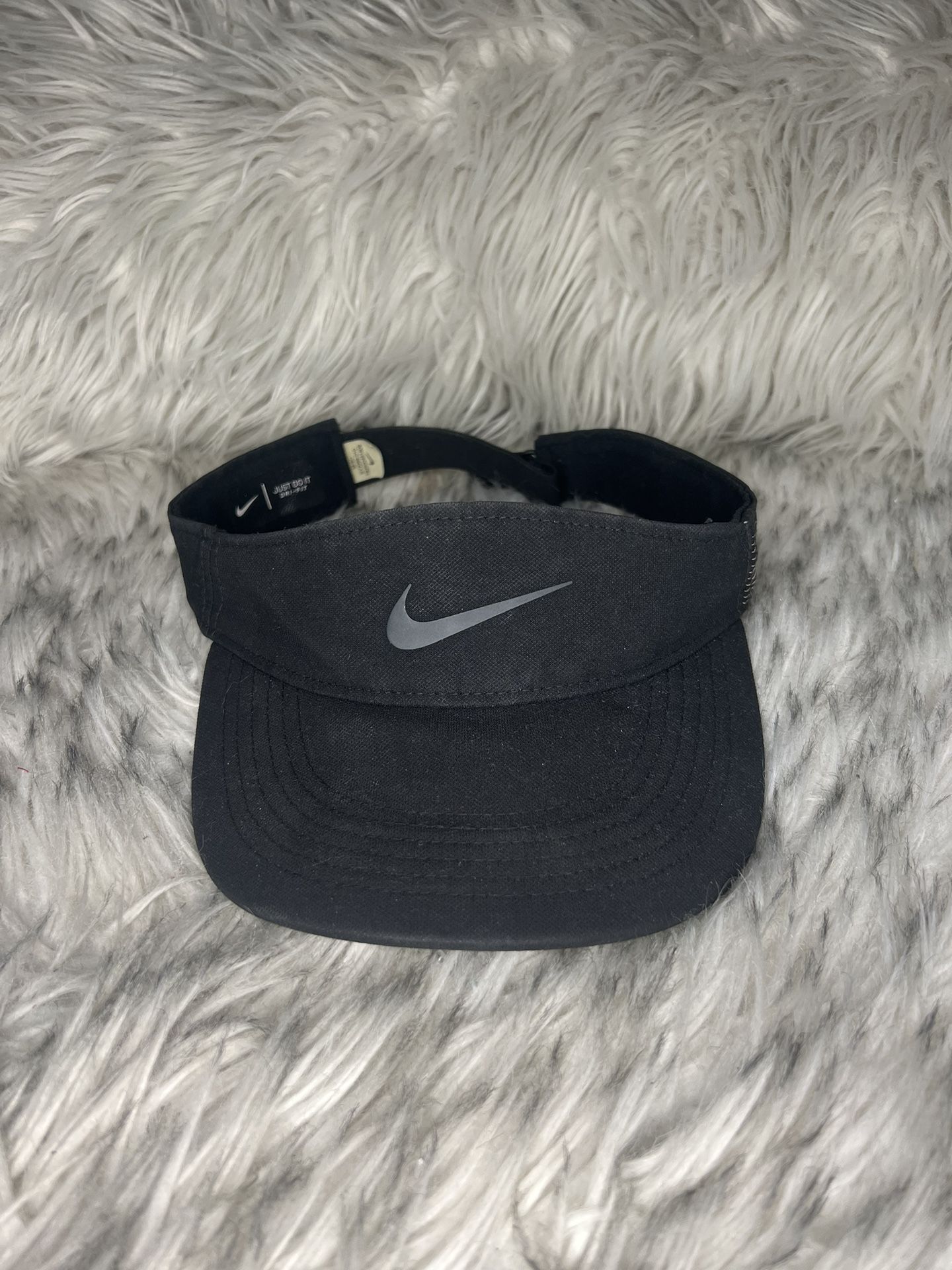 Black Nike Visor Adjustable