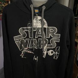 Star Wars Zip-Up Sweatshirt (Size: Men’s Medium - 38/40