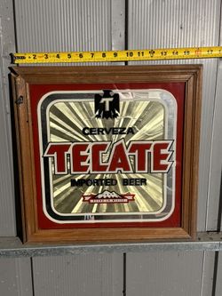 Antique Tecate Art Portrait