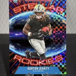 Ashton Jeanty 2025 Panini Rookies & Stars - Stellar Rookies Red Plaid RC