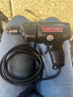 Vintage Sears Craftsman corded chucked electric drill