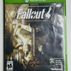 Fallout 4 - Microsoft Xbox One With Case Tested/Works Fast Shipping Q467