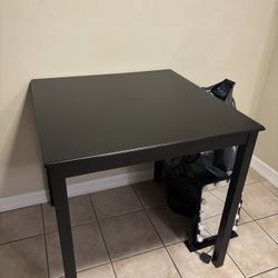 Dark Wood Dining Table