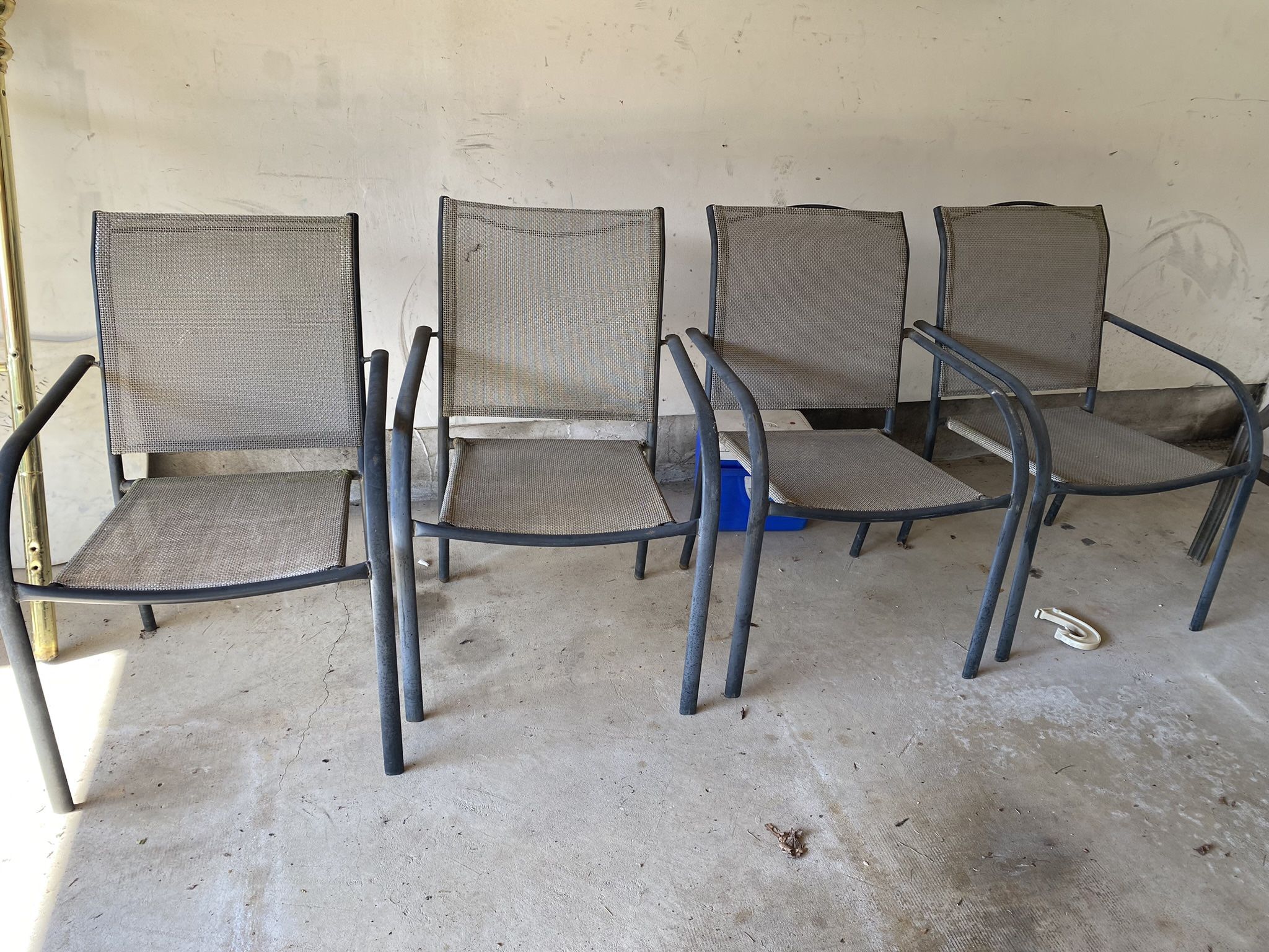 4 Outdoor Chairs  $10 Each Chair 