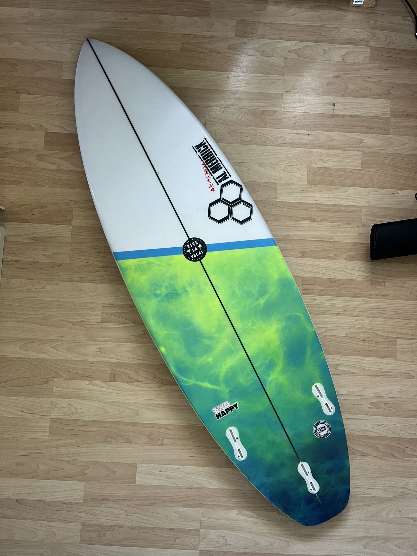 Channel Islands Surfboard: Two Happy