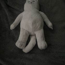 RIP And Dip Cat Plushie White