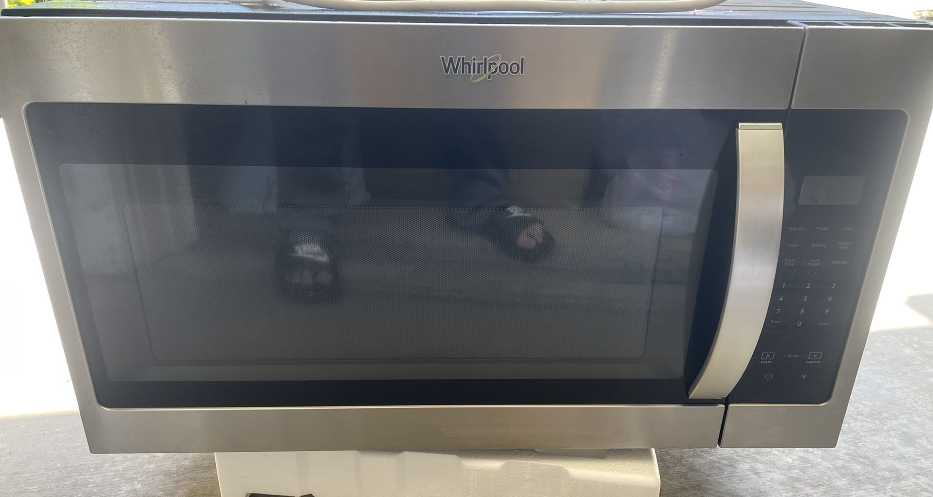 Whirlpool 1.7 CU FT Over the Range Microwave - Stainless Steel Sale!