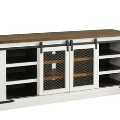 Wystfield White/Brown 70" TV Stand


