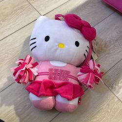 Hello Kitty Cheer Leader Doll Backpack