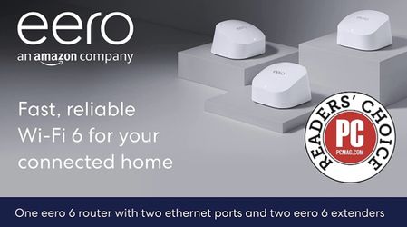 Brand New Eero 6 (1 Router And 2 Extender)