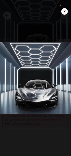 Led modern garage lights