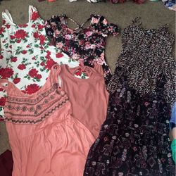6 Womens Dresses Size S/m All For $20