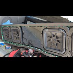 GMC SIERRA CHEVY SILVERADO 2019-up Ported Box With 4 Kicker L7s 8” Subwoofers
