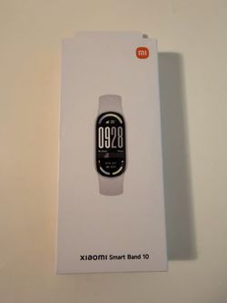 Brand New Xiaomi Smart Band 10 Fitness Tracker Glacier Silver Sealed