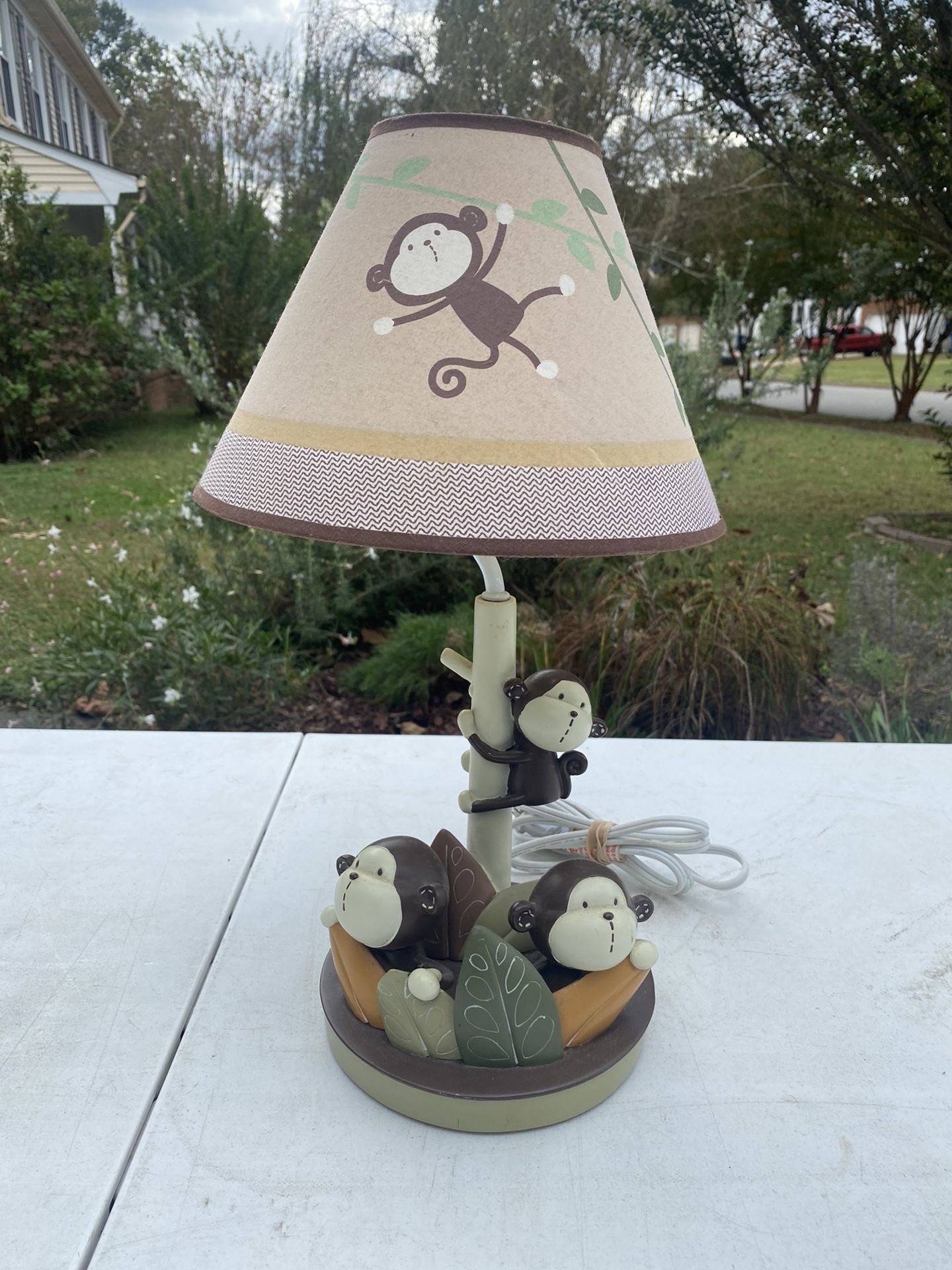 Monkey Nursery Lamp