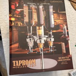 Godinger Taproom Collection Six Bottle Dispenser