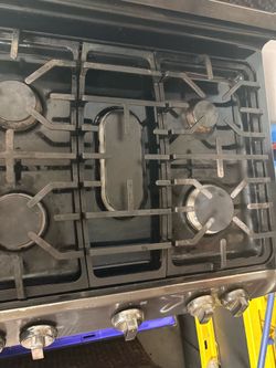 GE double oven stove