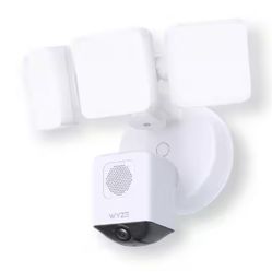 New Wyze Wired Outdoor Wi-Fi Floodlight Pro Home Security Camera with 2K Resolution and App Control, Works with Alexa and Google