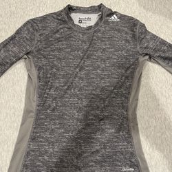 NEW Gray Adidas Climalite Compression Shirt 