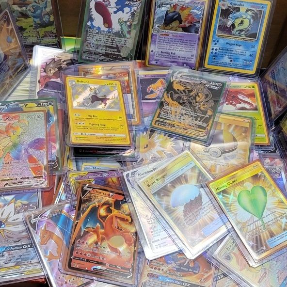 lots of pokemon cards 100 TCG Card Lot SHOWING THESE CARDS! POKMON CARD