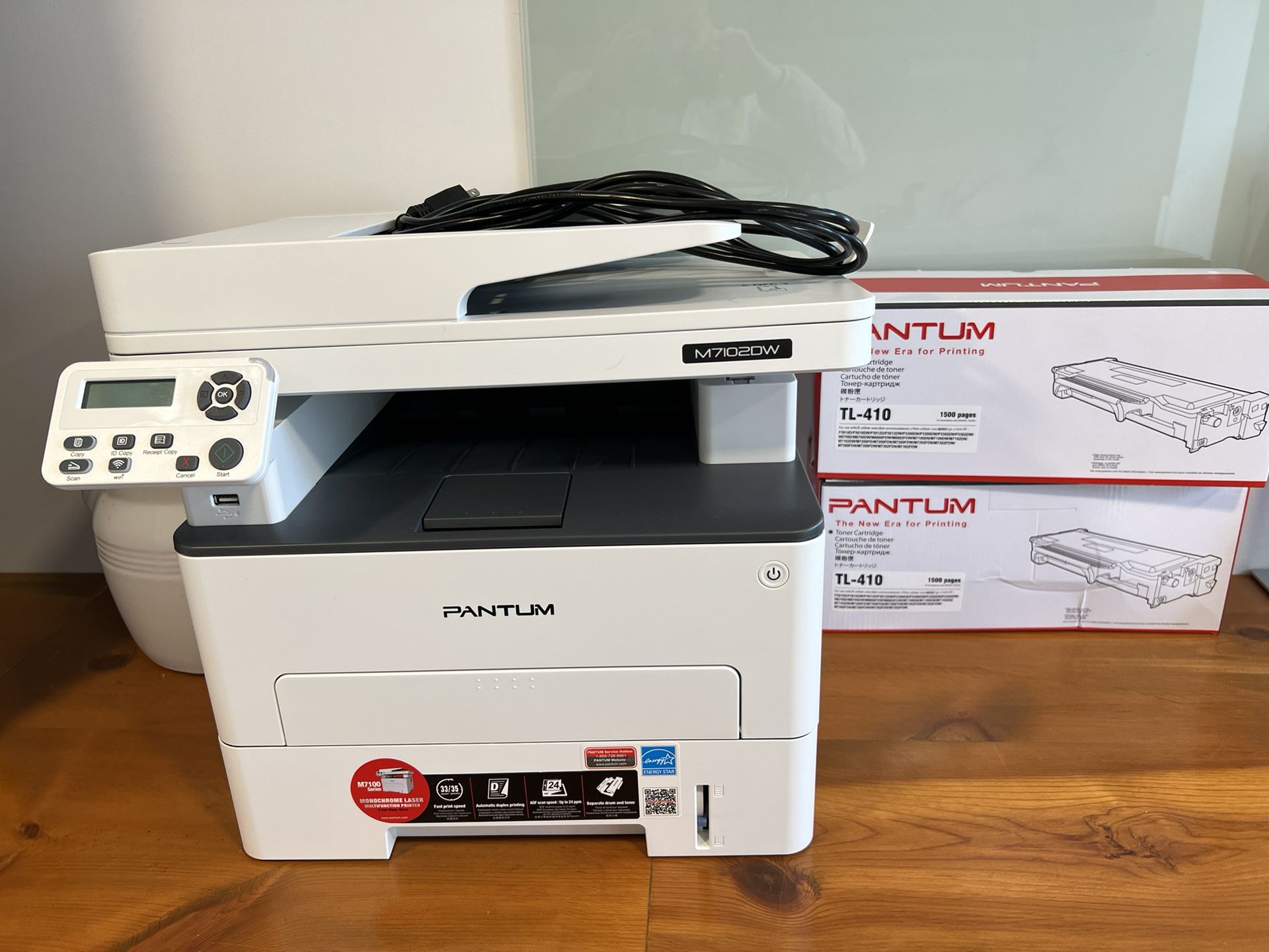 Pantum Printer With 2 NEW Toners