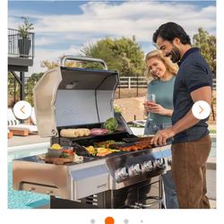 BRAND NEW IN BOX BBQ GRILL WITH SIDE BURNER STOVE