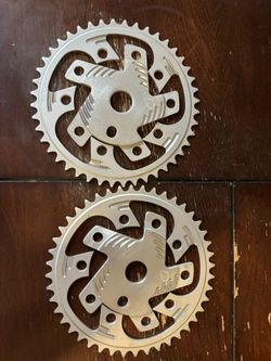 Bmx Powerlite Two Piece Sprockets Aluminum Brand New