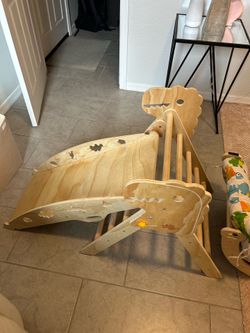 Toddler climbing set