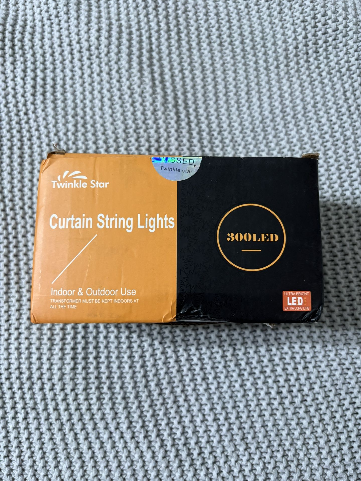 Twinkle Star Curtain String Lights 