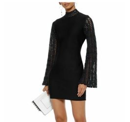 Open back mini  dress