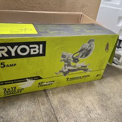 RYOBI 15 Amp 10 in. Corded Sliding Compound Miter Saw with LED Cutline Indicator