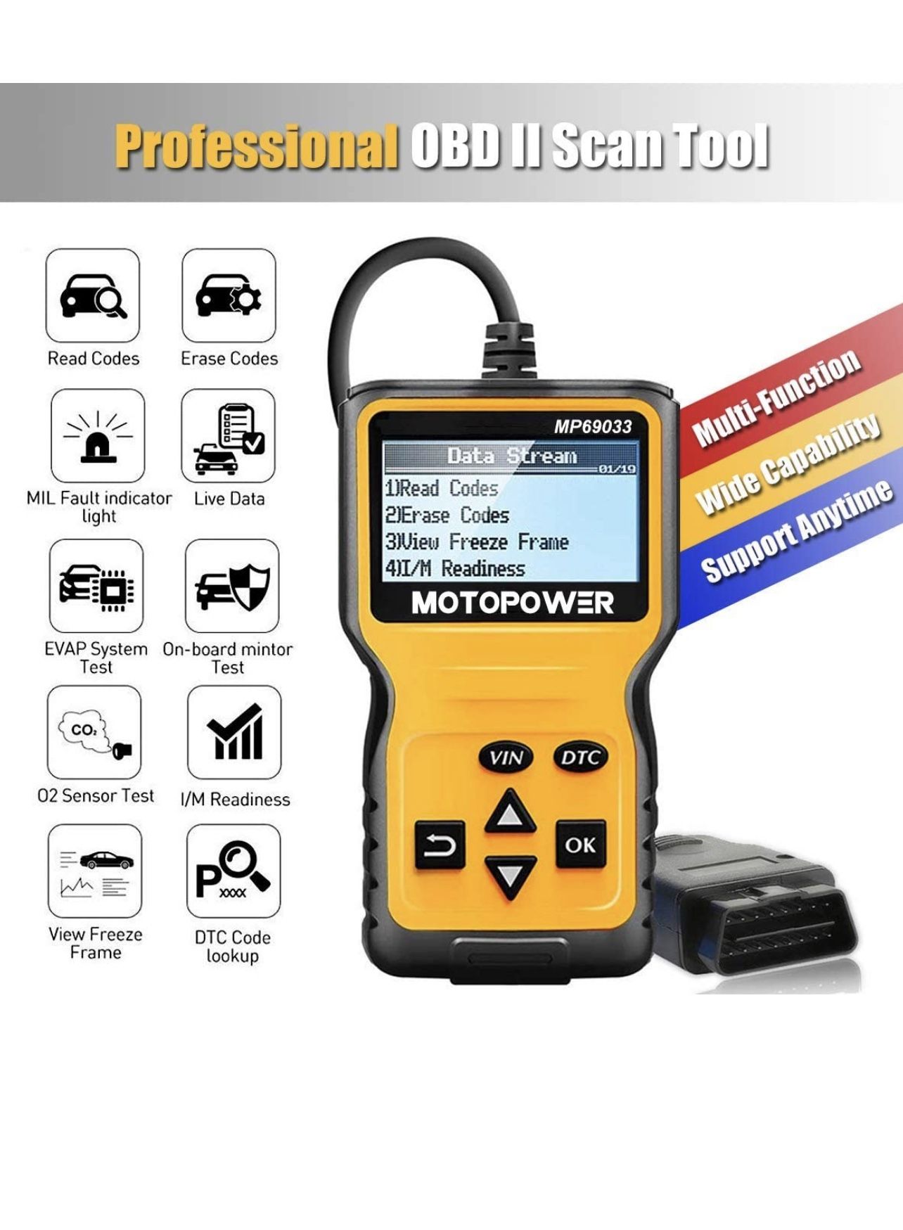 MOTOPOWER Car Code Scanner 