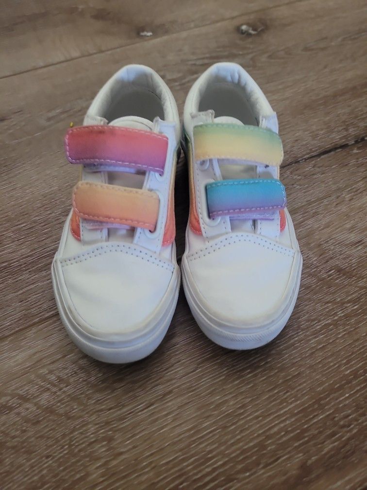 White 11c Vans