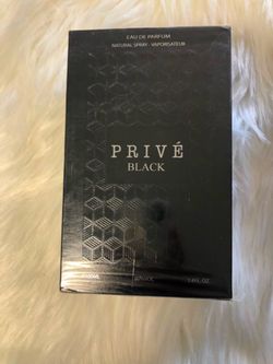 100ml (3.4 oz) factory-sealed box of Privé Black Eau de Parfum by Ayelet / Zak Perfumes