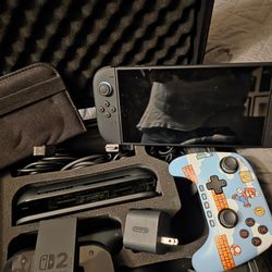 Brand New Nintendo Swtch 2 With Hard Plastic Carring Case And Mario Controller