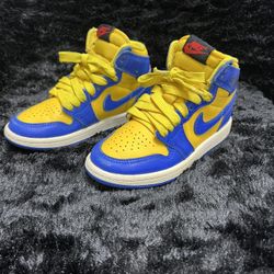 Jordan 1 Retro High OG “Reverse Laney” 2023, FD2596-700, US Size 11C kids