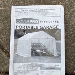 10x17  Portable Garage