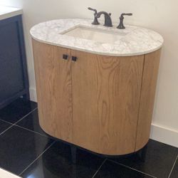 James Martin Vanities Bellamy 36” Free Standing Basin Vanity Set