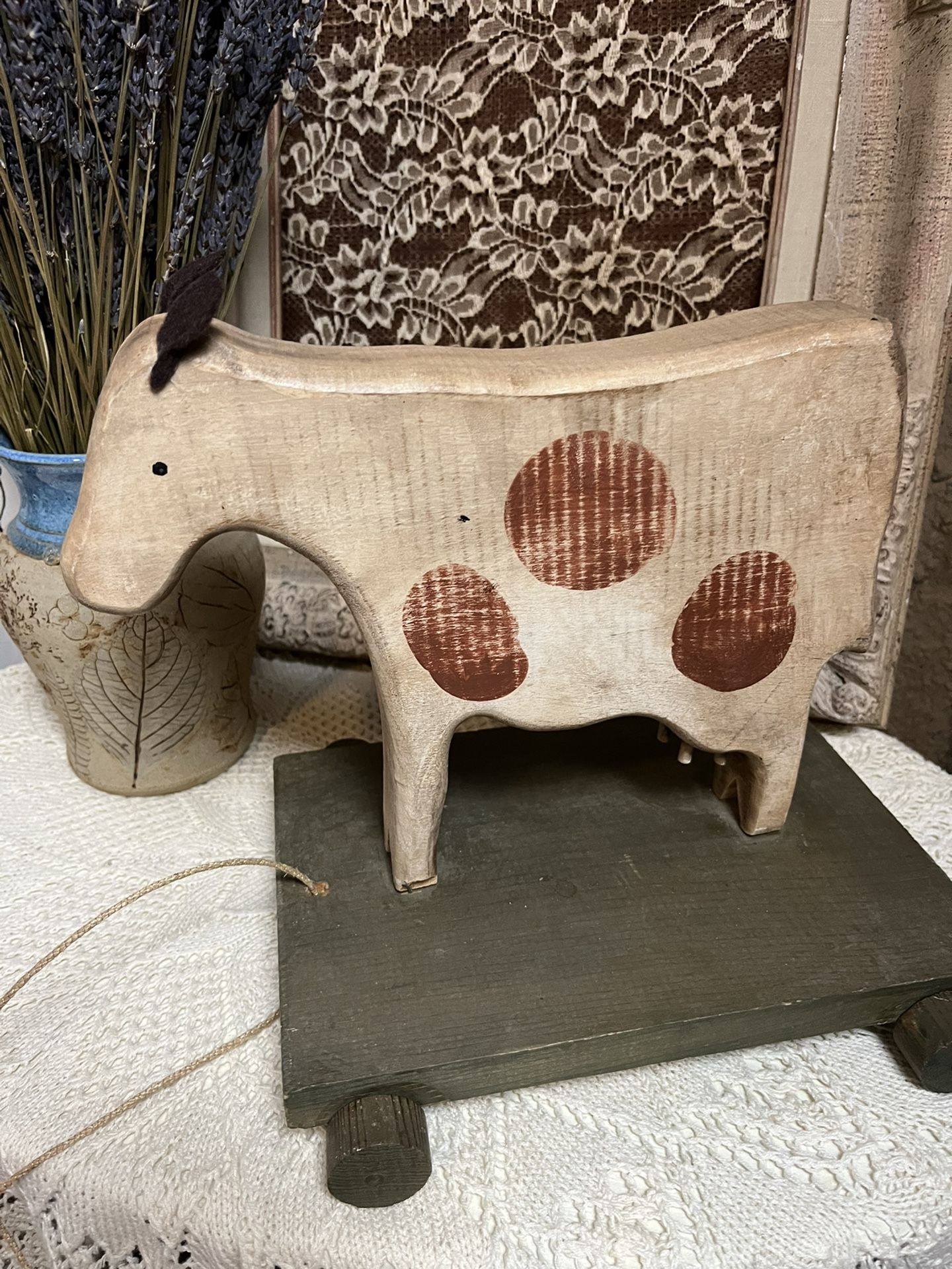 Primitive Cow Toy