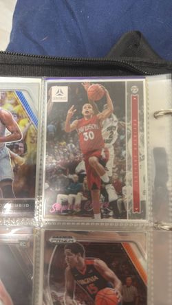 Extremely rare Stephen Curry basketball college card