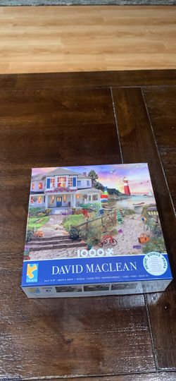 Coastal Beach House David Maclean 1,000 piece jigsaw puzzle