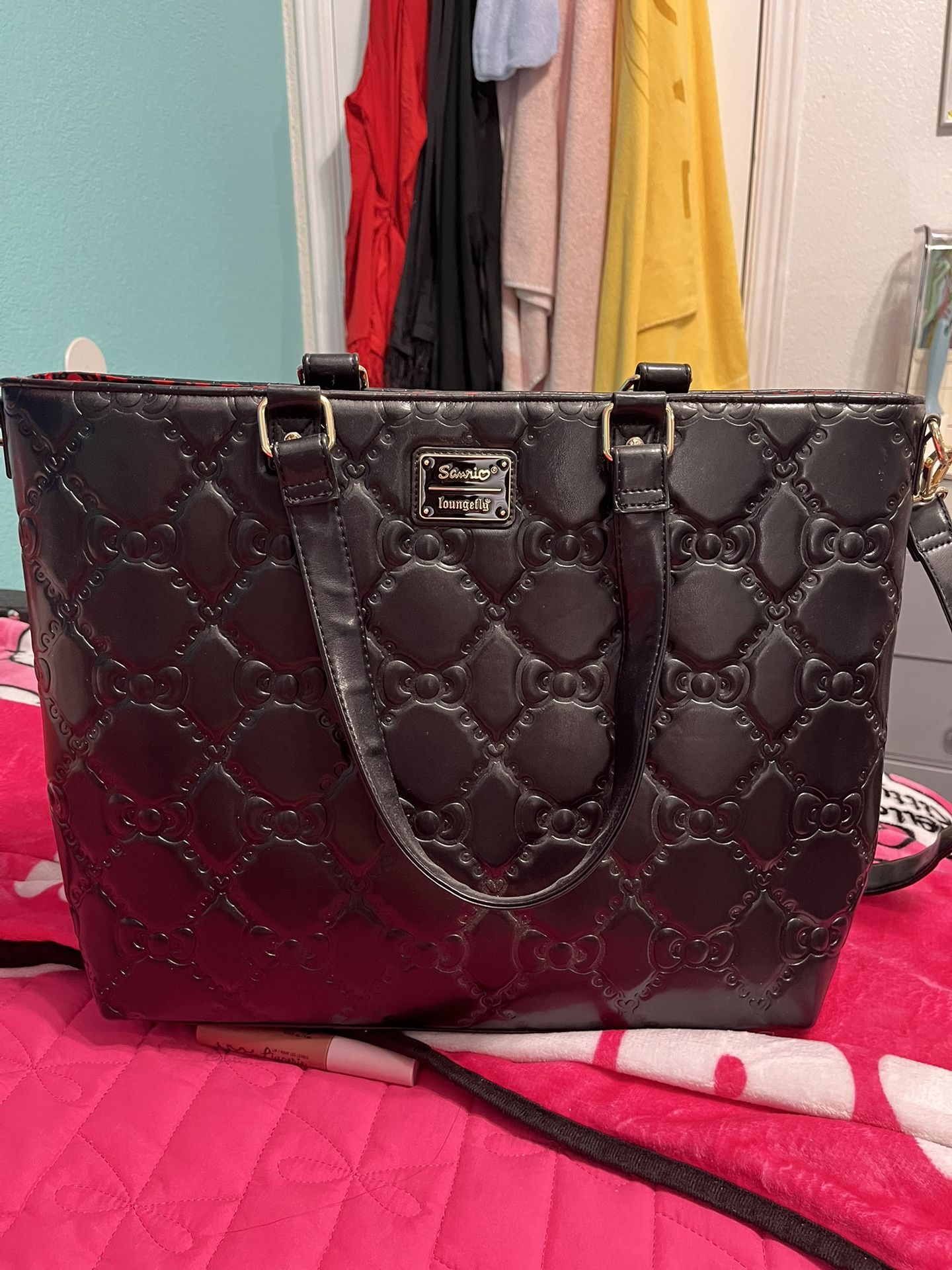 Hello Kitty LoungeFly Large Tote Bag