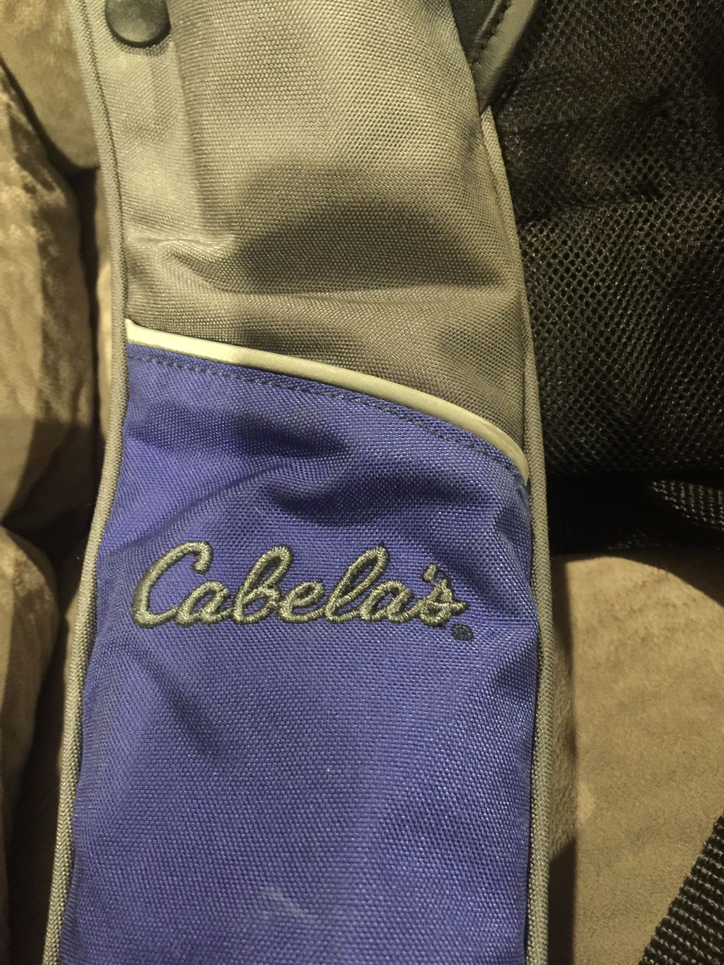 Cabela’s life jacket.