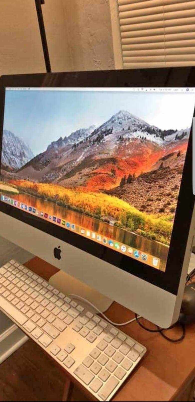 Excellent 27 inch Apple Imac Desktop Computer With Intel Core 2 Duo Processor With Programs 