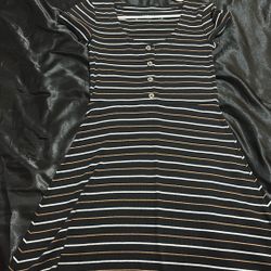 Black White Brown Dress