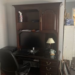 Ethan Allen Computer Desk Hutch