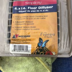 Floor Diffuser 4 X 14in And 4 X 10