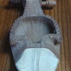 Hand Carved Wooden Violin 